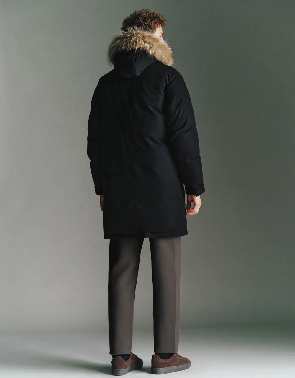 Straight Hooded Down Jacket sold by Urban Revivo product image thumbnail 3