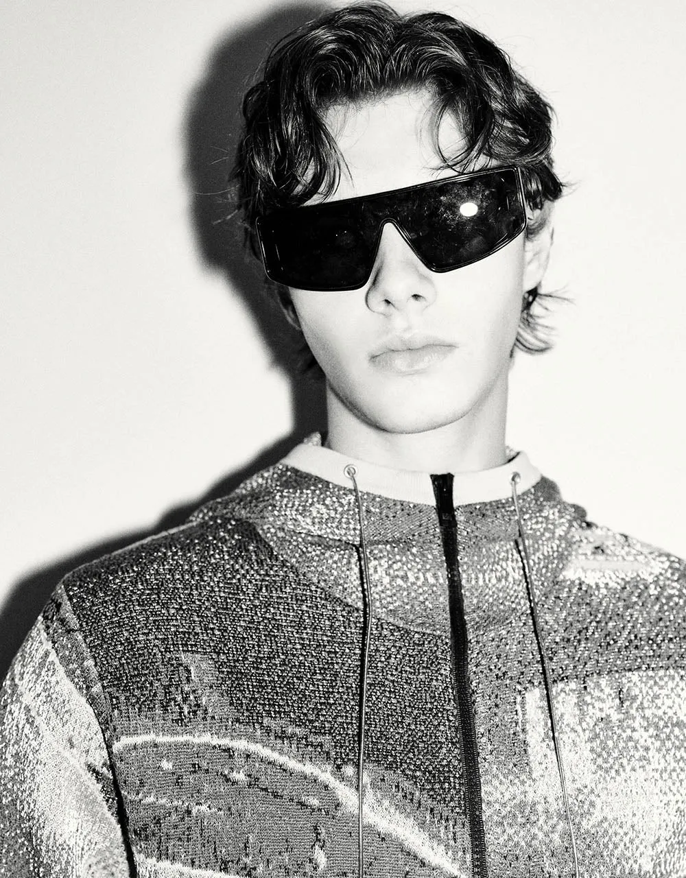 Printed Zipper Front Knitted Cardigan sold by Urban Revivo product image thumbnail 5