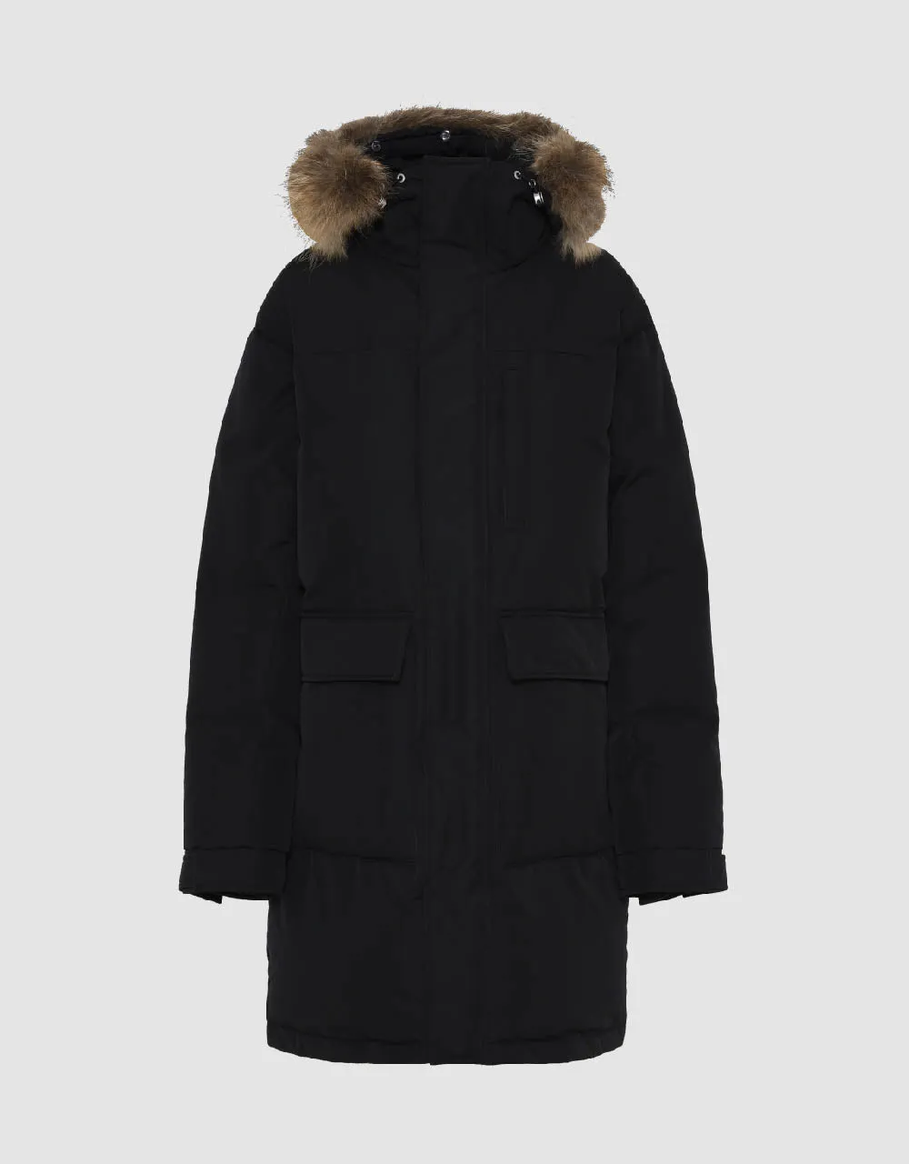 Straight Hooded Down Jacket sold by Urban Revivo product image thumbnail 5