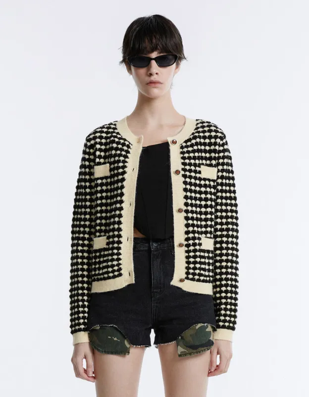 Checkered Cardigan sold by Urban Revivo