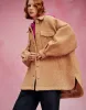 Longline Woolen Coat With Flip Pockets sold by Urban Revivo