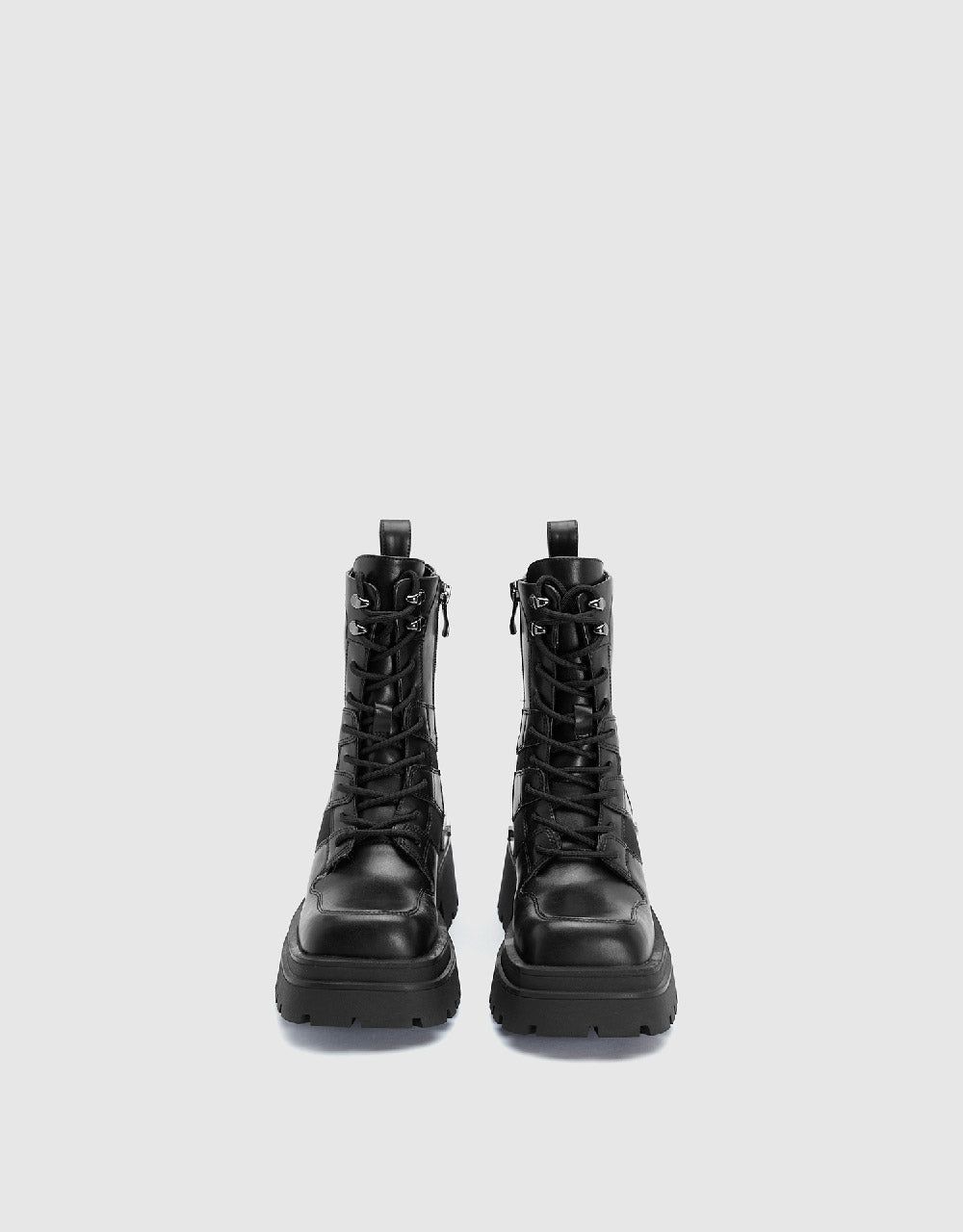 Vegan Leather Square Toe Boots sold by Urban Revivo product image thumbnail 3