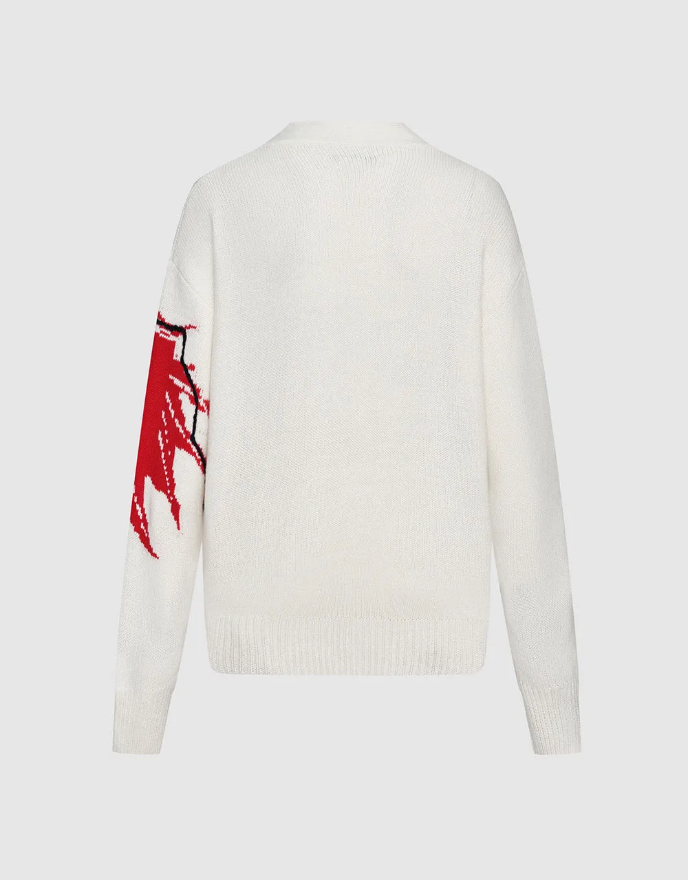 V Neck Button Up Cardigan sold by Urban Revivo product image thumbnail 4