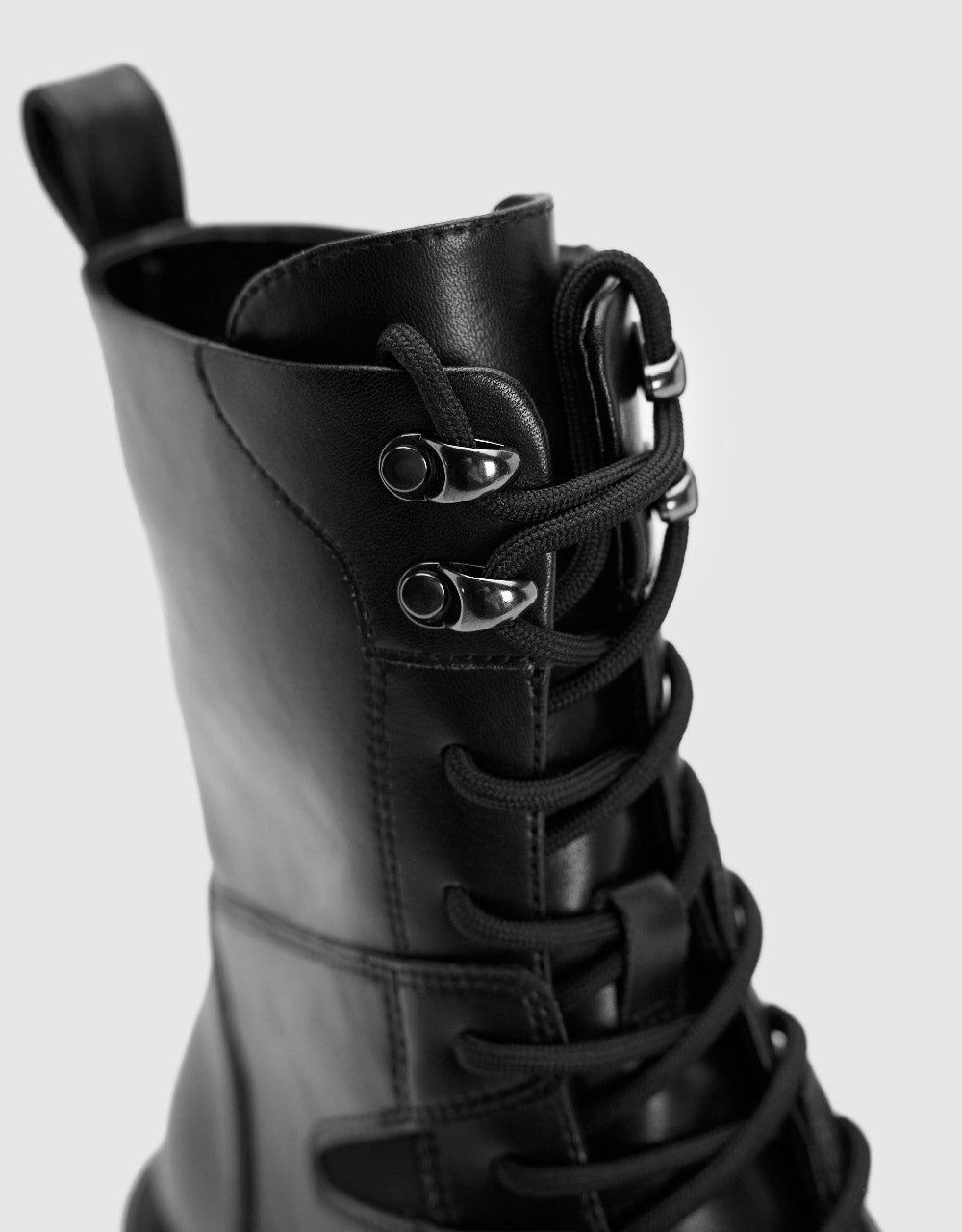 Vegan Leather Square Toe Boots sold by Urban Revivo product image thumbnail 4