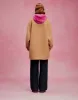 Longline Woolen Coat With Flip Pockets sold by Urban Revivo