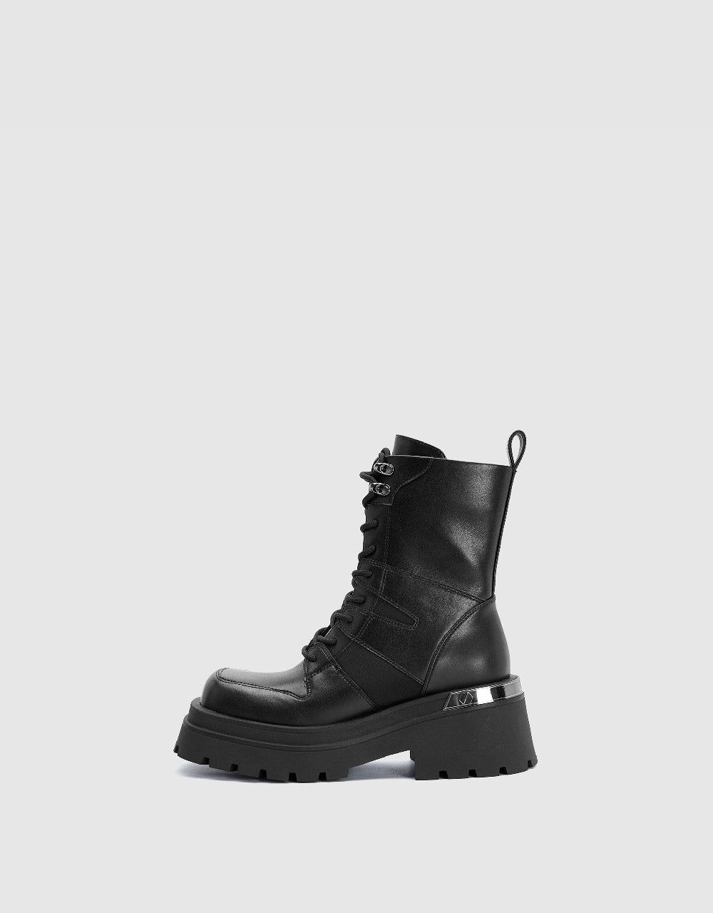 Vegan Leather Square Toe Boots sold by Urban Revivo product image thumbnail 2