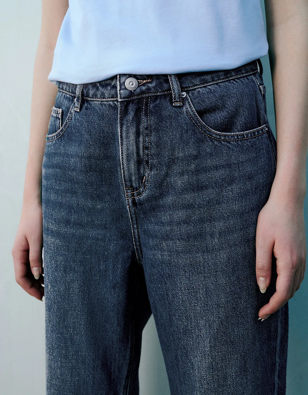 Wide-Leg Jeans sold by Urban Revivo product image thumbnail 5
