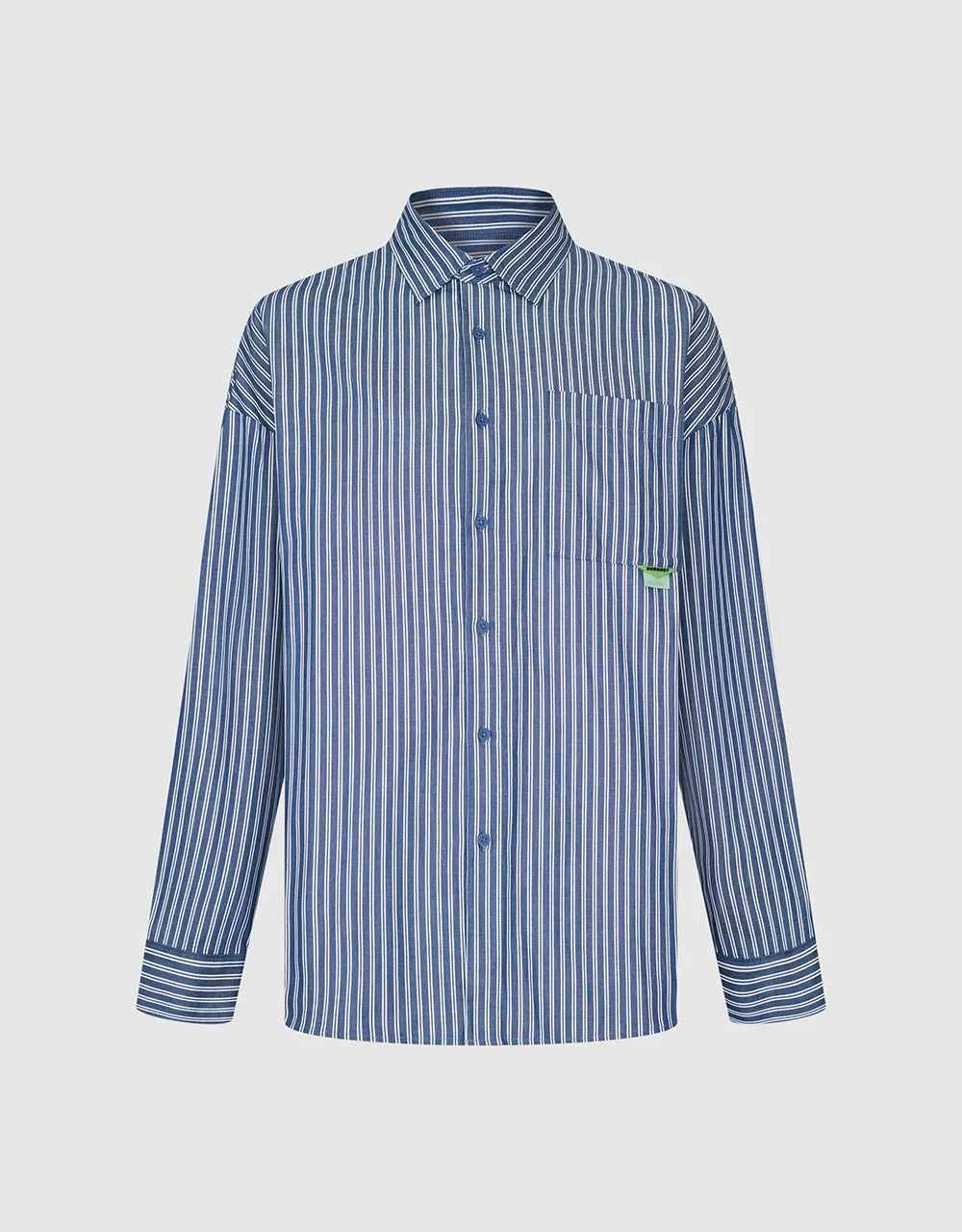 Striped Oversized Shirt sold by Urban Revivo product image thumbnail 2