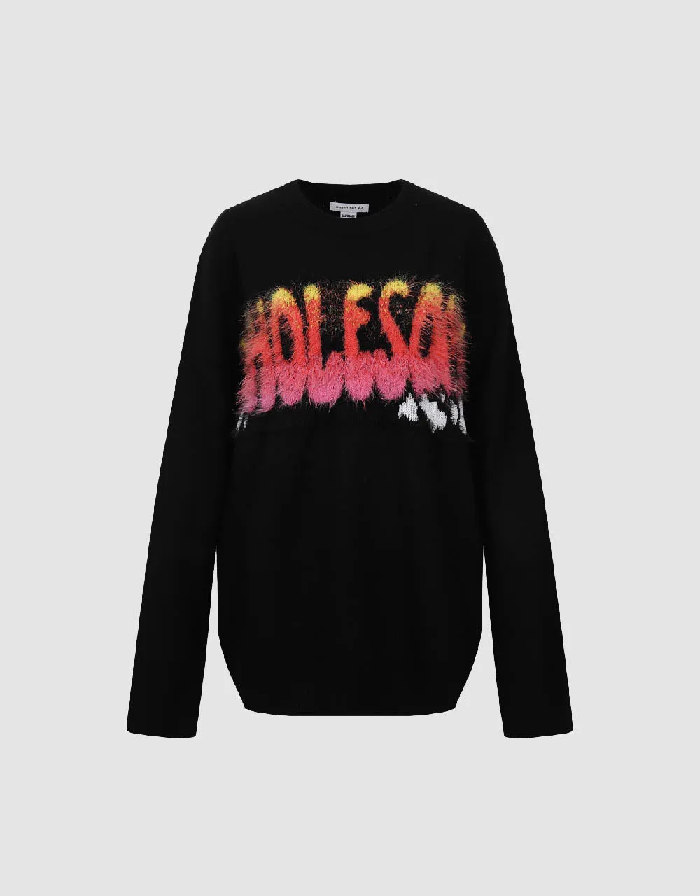 Letter Embroidered Knitted T-Shirt sold by Urban Revivo product image thumbnail 5