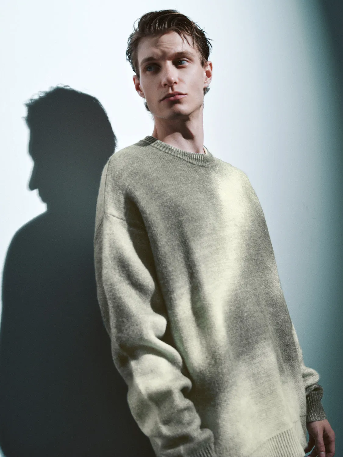 Printed Crew Neck Loose Knitted T-Shirt sold by Urban Revivo product image thumbnail 3