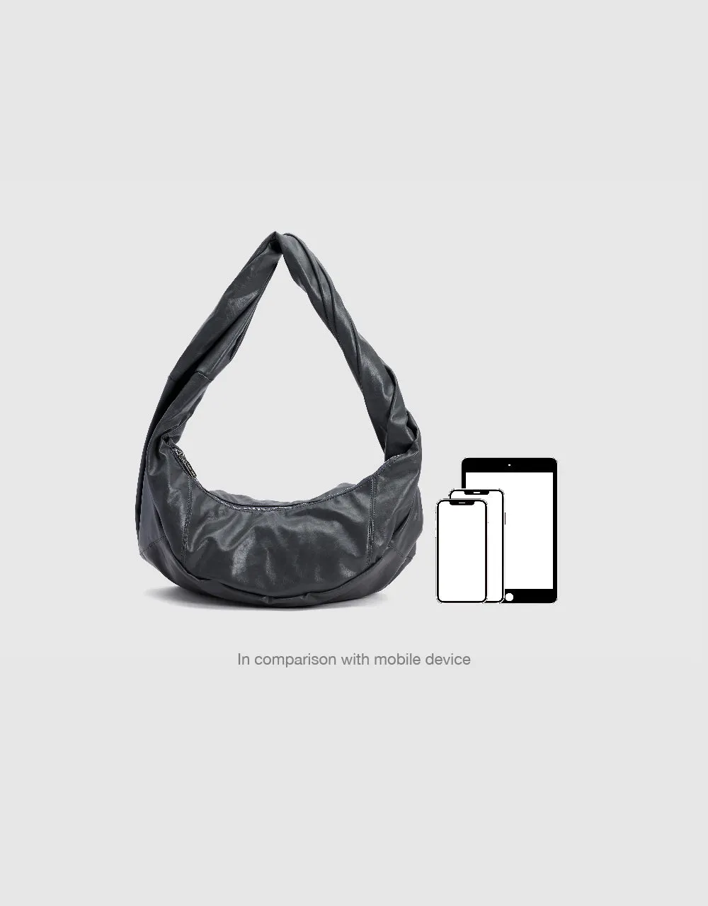 Vegan Leather Crossbody Bag sold by Urban Revivo product image thumbnail 3