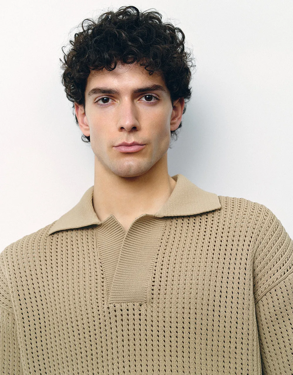 Drop Shoulder Sleeve Knitted T-Shirt sold by Urban Revivo product image thumbnail 4