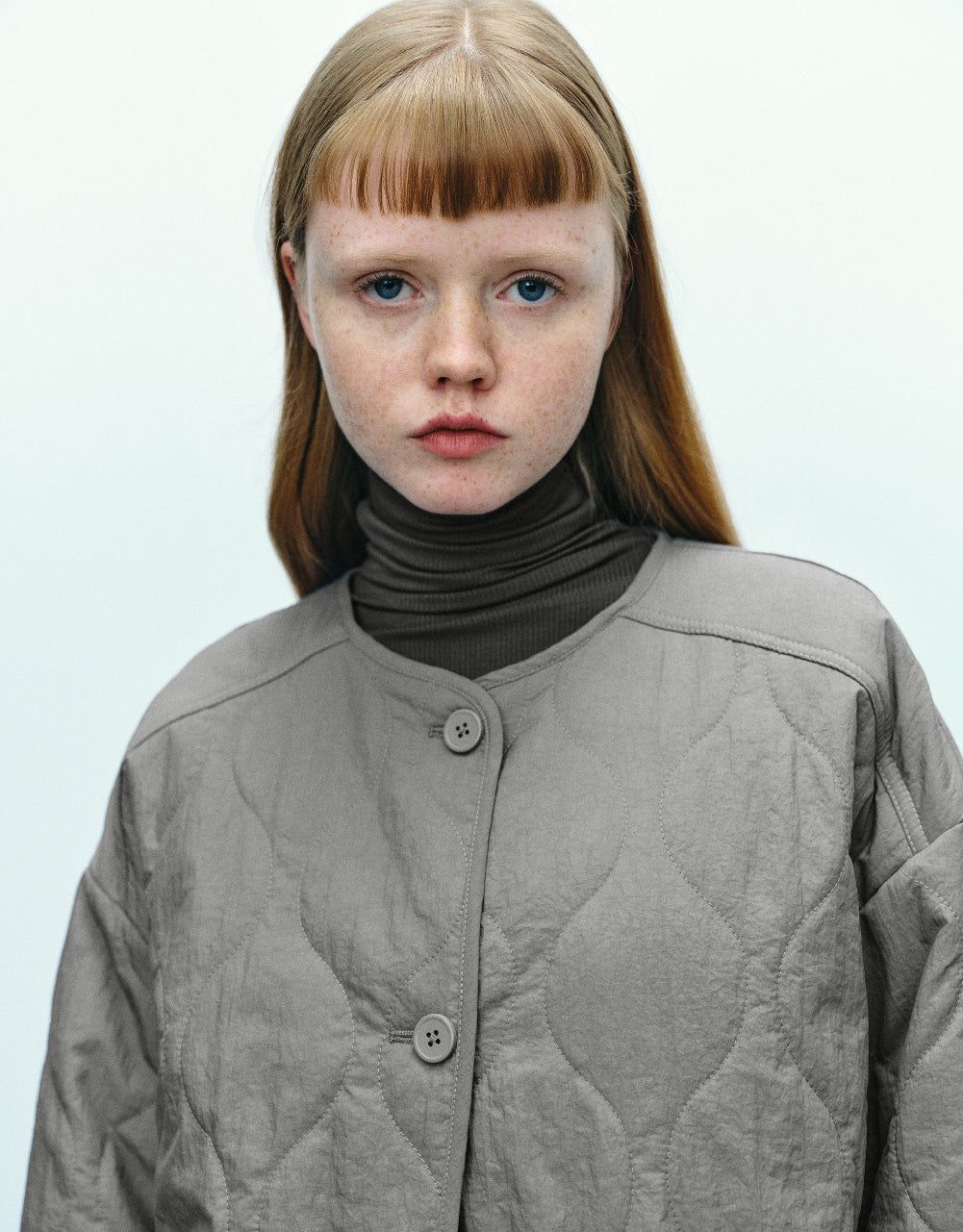 Embossed Straight Padded Coat sold by Urban Revivo product image thumbnail 5