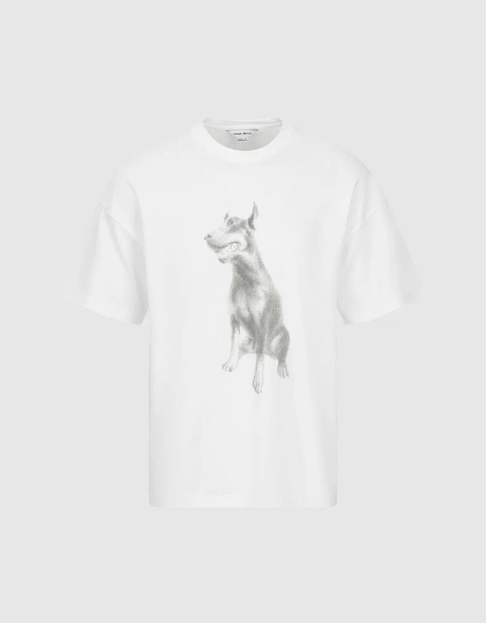 Printed Crew Neck Loose T-Shirt sold by Urban Revivo product image thumbnail 2
