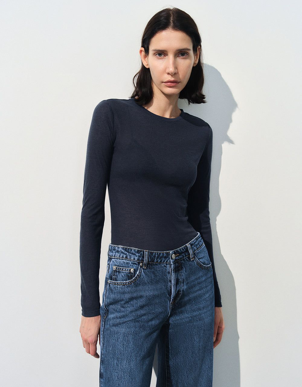 Crew Neck Skinny T-Shirt sold by Urban Revivo