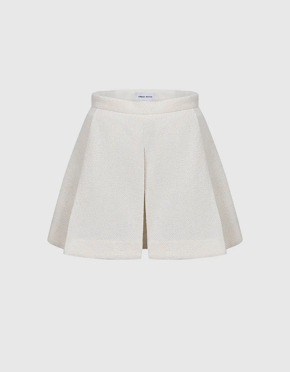 Pleated Mini Knitted A-Line Skirt sold by Urban Revivo
