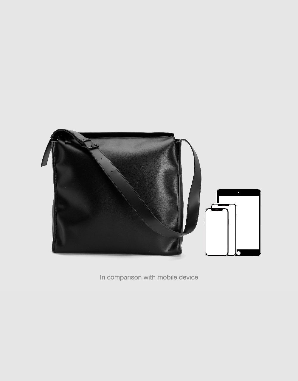 Vegan Leather Crossbody Bag sold by Urban Revivo product image thumbnail 3