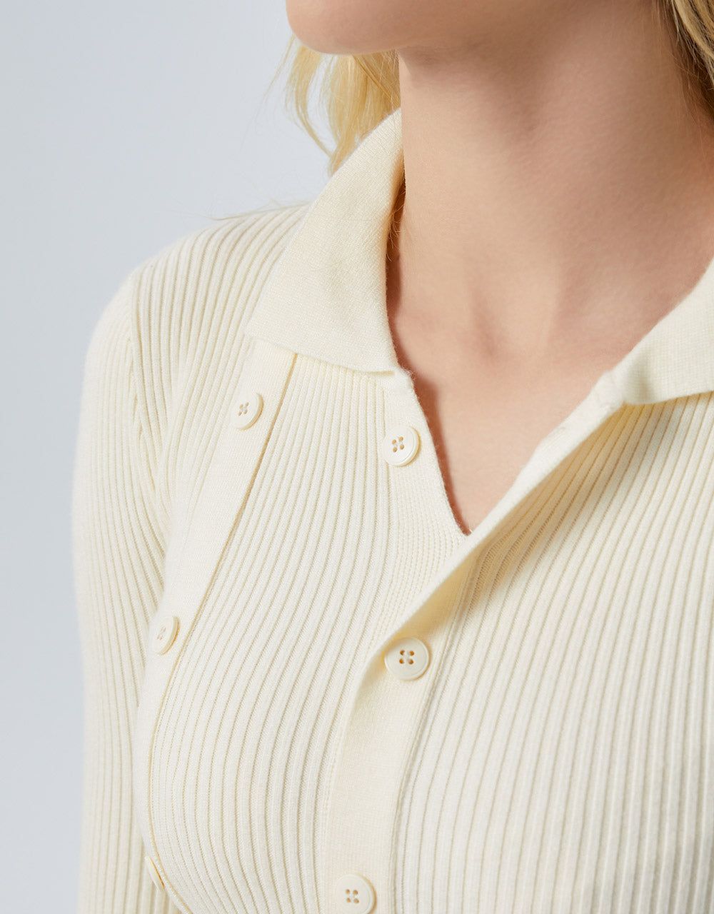 Button Detail Knitted Top sold by Urban Revivo product image thumbnail 3