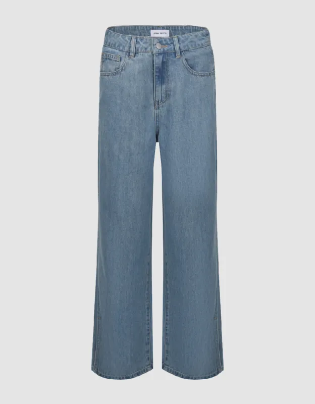 Wide-Leg Jeans sold by Urban Revivo