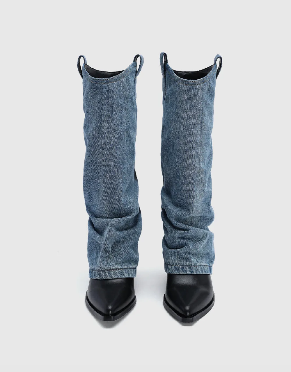 Vegan Leather Pointed Toe Boots sold by Urban Revivo product image thumbnail 4