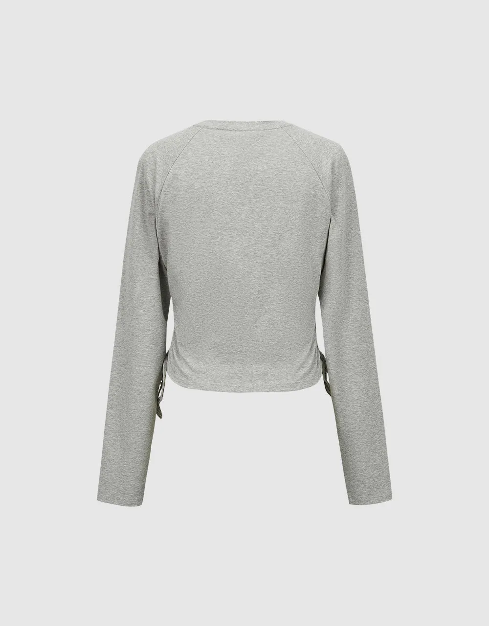 Printed Crew Neck Skinny T-Shirt sold by Urban Revivo product image thumbnail 5