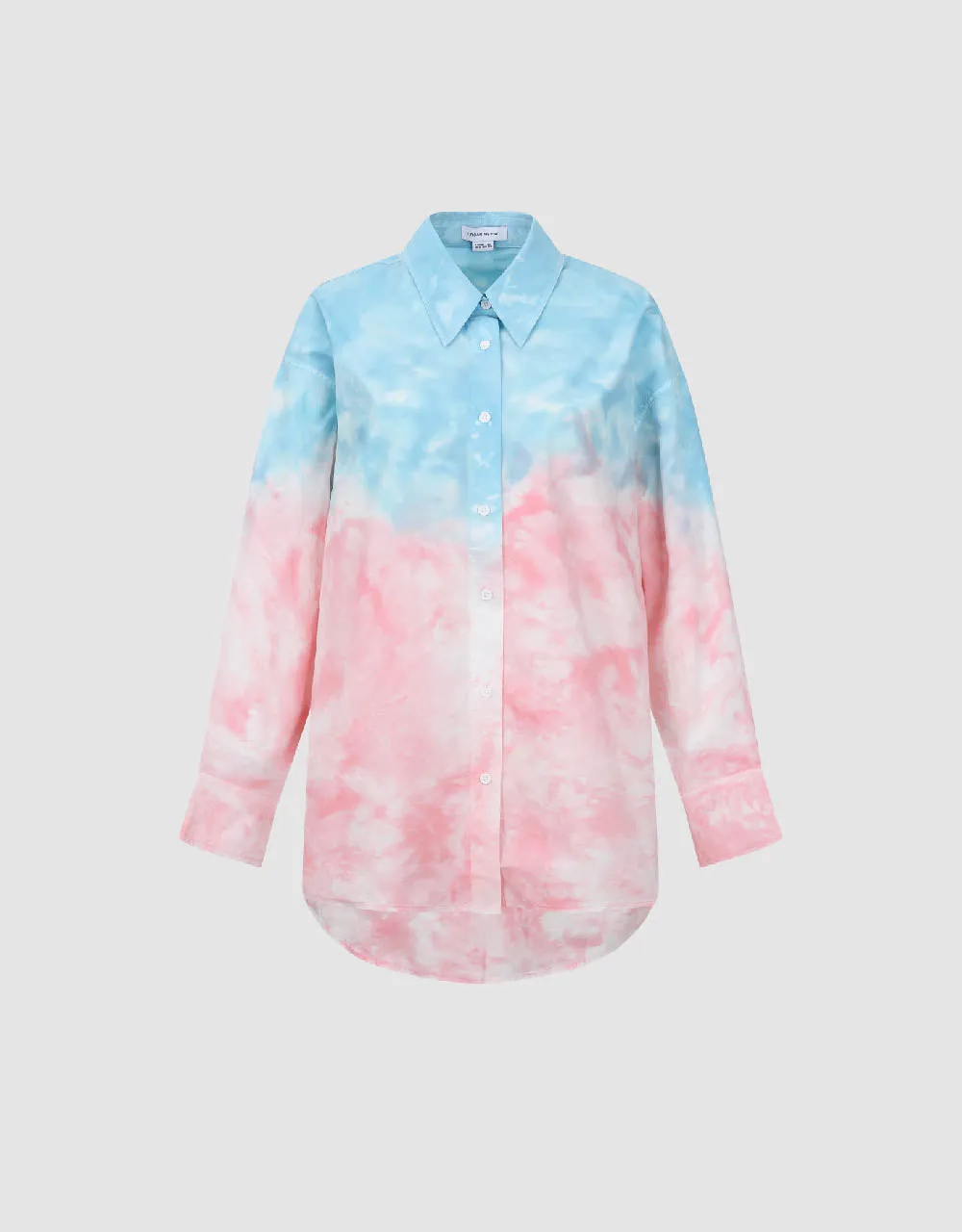 Two Toned Printed Straight Shirt sold by Urban Revivo product image thumbnail 2