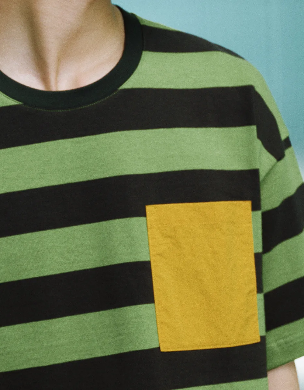 Striped Crew Neck T-Shirt sold by Urban Revivo product image thumbnail 4