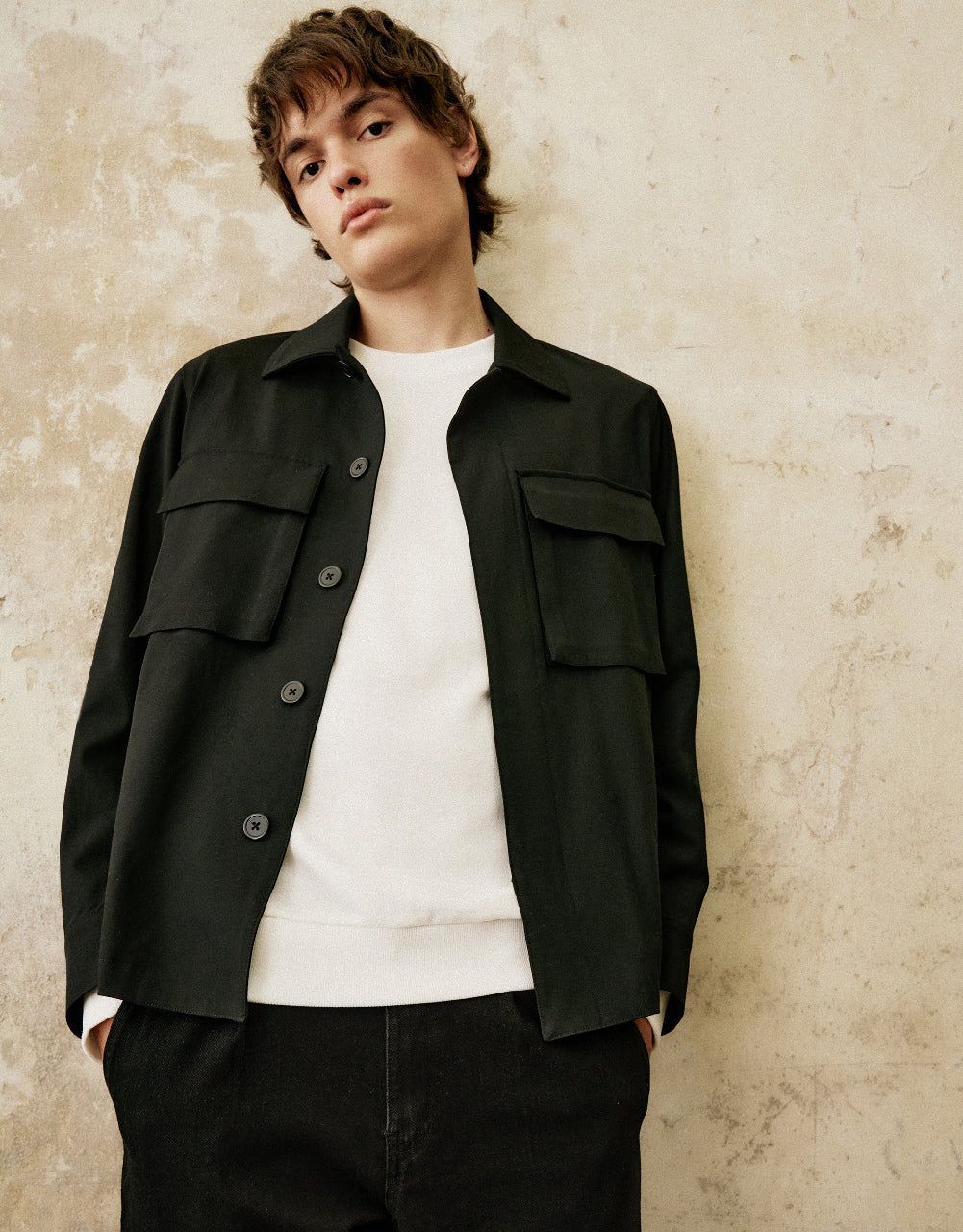 Straight Jacket With Flip Pockets sold by Urban Revivo product image thumbnail 3