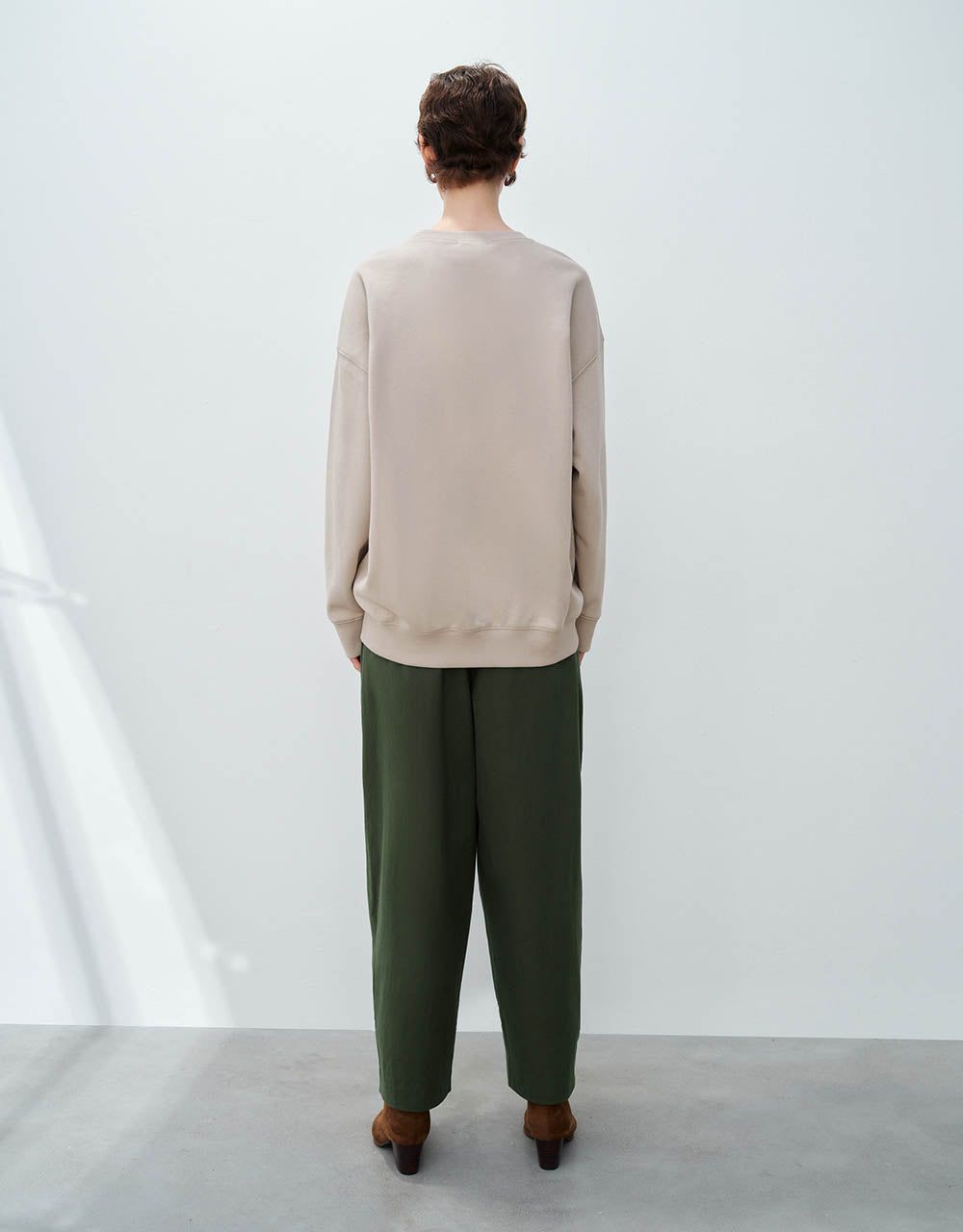 Crew Neck Loose T-Shirt sold by Urban Revivo product image thumbnail 4