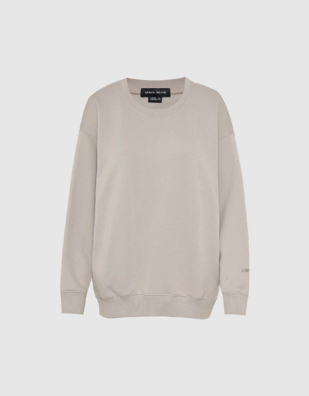 Crew Neck Loose T-Shirt sold by Urban Revivo product image thumbnail 2