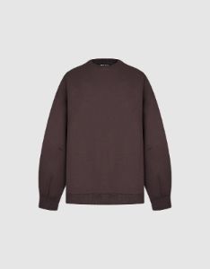 Crew Neck Loose Sweatshirt sold by Urban Revivo