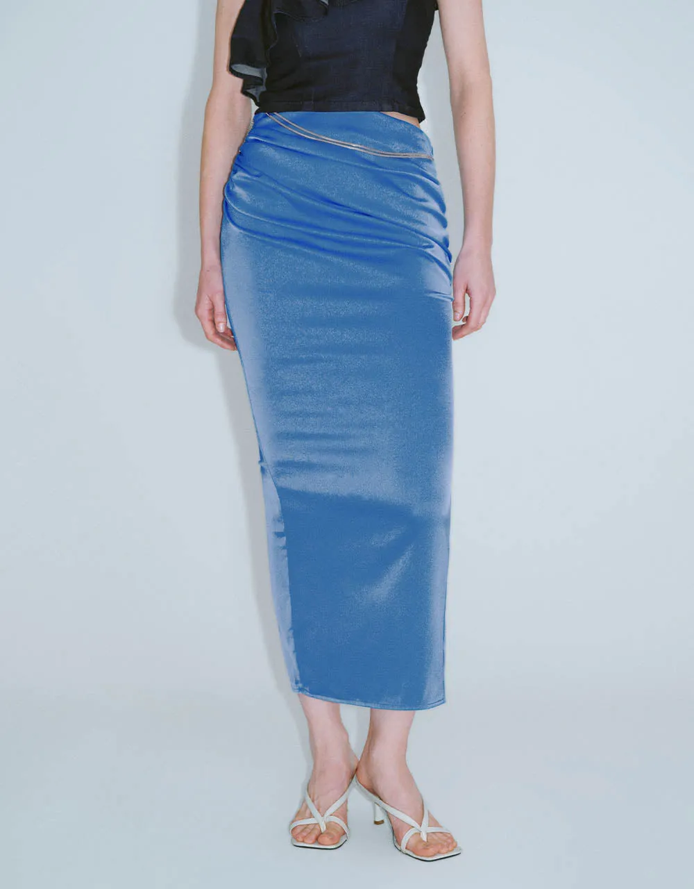 Midi Straight Skirt sold by Urban Revivo product image thumbnail 2