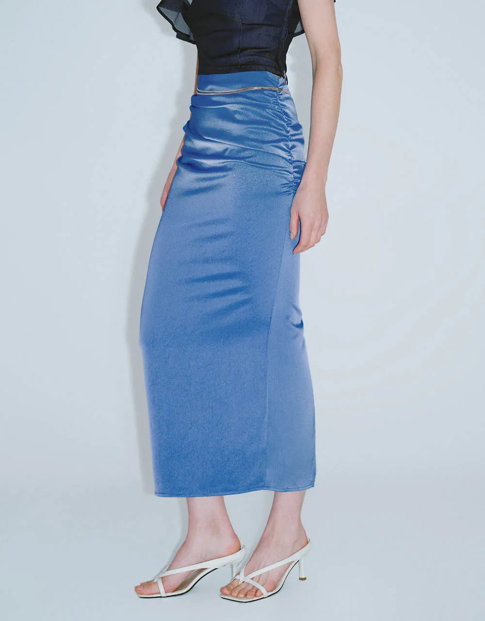 Midi Straight Skirt sold by Urban Revivo product image thumbnail 4