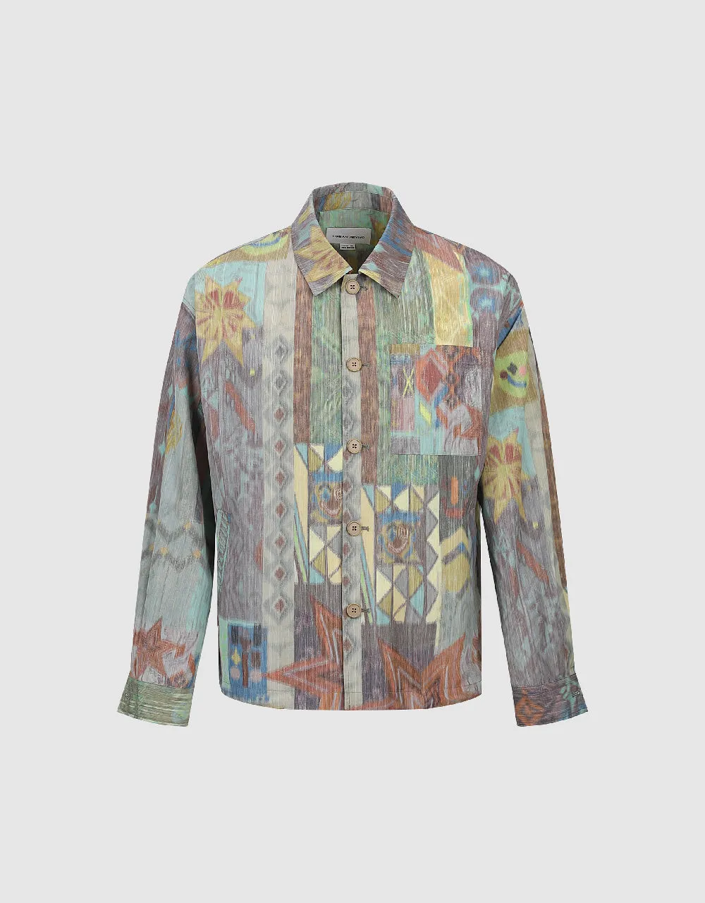 Printed Button Up Jacket sold by Urban Revivo product image thumbnail 2