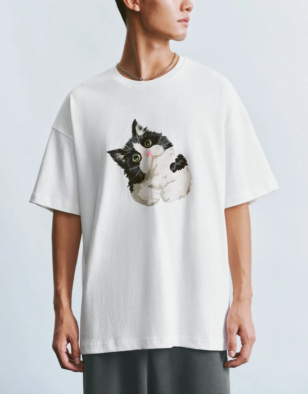 Printed Crew Neck T-Shirt sold by Urban Revivo product image thumbnail 2