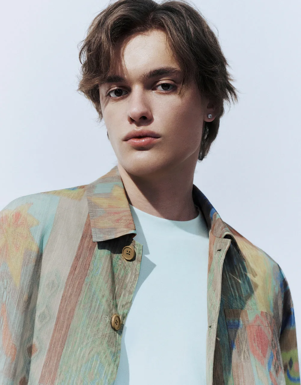 Printed Button Up Jacket sold by Urban Revivo product image thumbnail 5