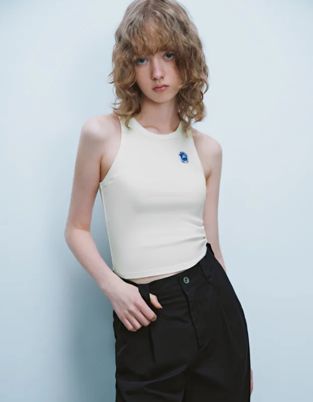 Crew Neck Tank Top sold by Urban Revivo