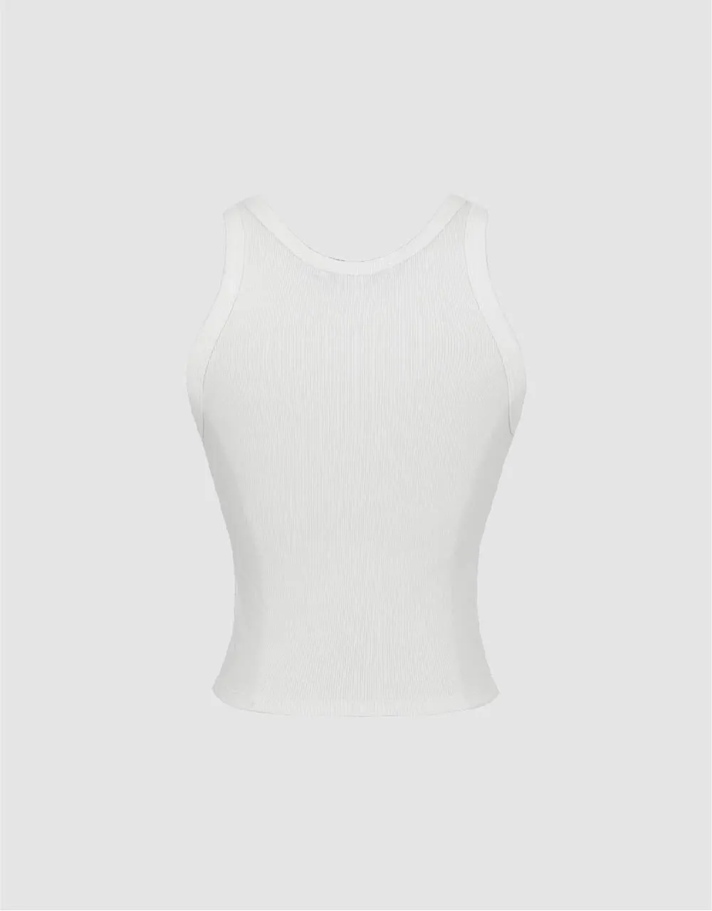 Crew Neck Tank Top sold by Urban Revivo product image thumbnail 5