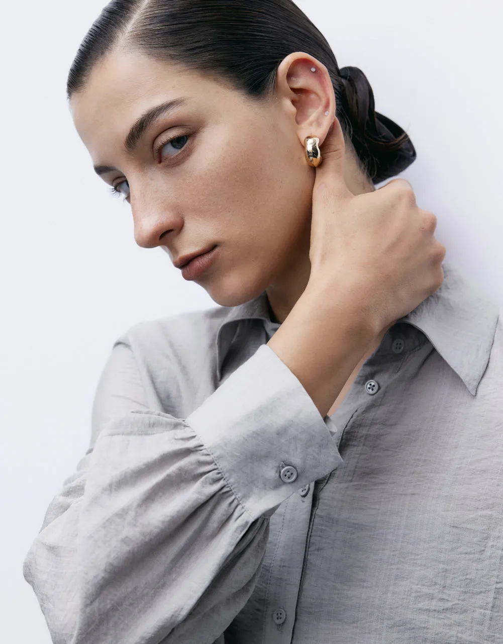2 In 1 Button Up Blouse sold by Urban Revivo product image thumbnail 5