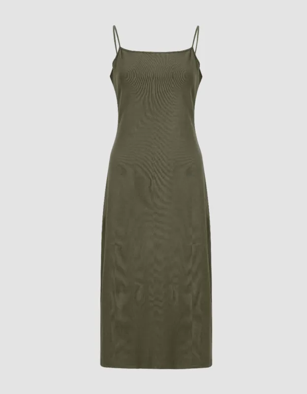 U Neck Skinny Cami Dress sold by Urban Revivo