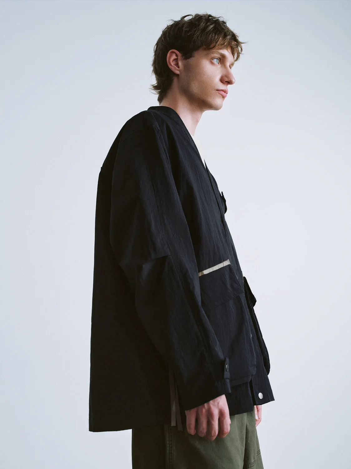 V-Neck Oversized Jacket sold by Urban Revivo product image thumbnail 3