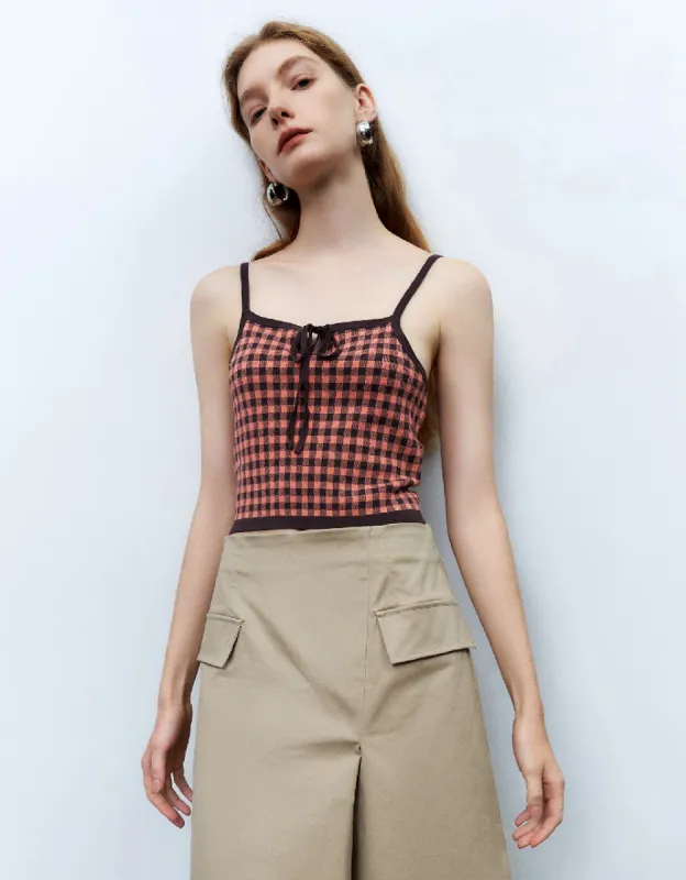 Gingham Cami Top sold by Urban Revivo