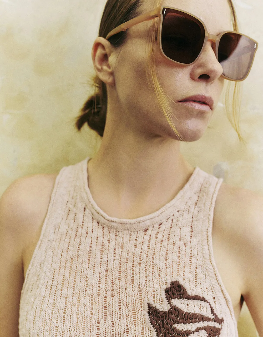 Crew Neck Knitted Tank Top sold by Urban Revivo product image thumbnail 4