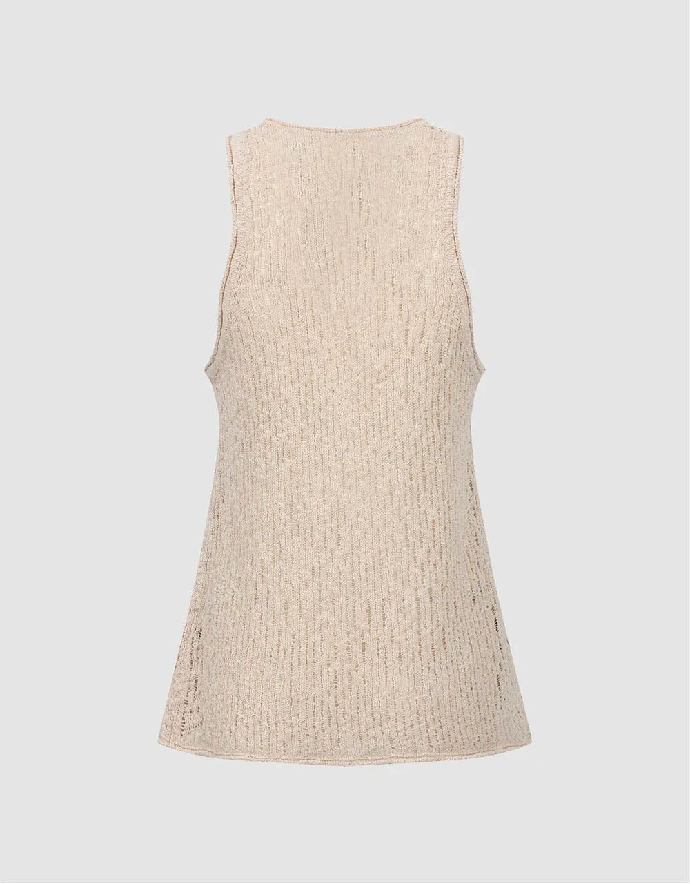 Crew Neck Knitted Tank Top sold by Urban Revivo product image thumbnail 5