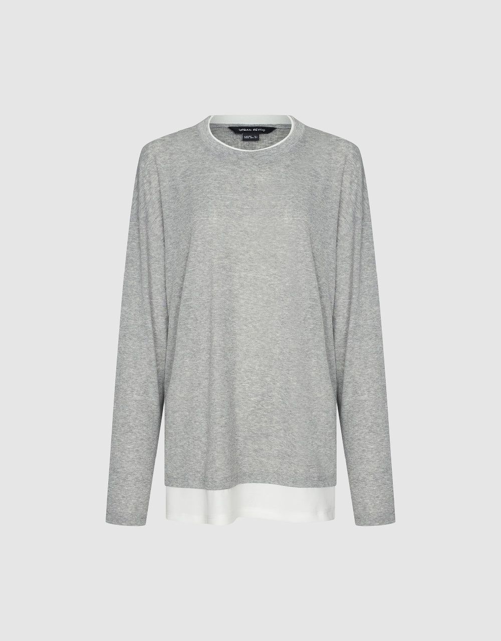 Crew Neck Loose T-Shirt sold by Urban Revivo product image thumbnail 2