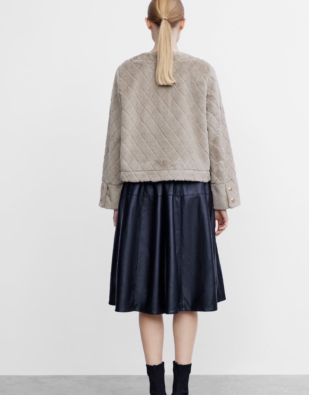 Furry Straight Jacket sold by Urban Revivo product image thumbnail 4