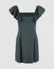 Sleeveless Square-cut Collar A-Line Dress sold by Urban Revivo