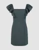 Sleeveless Square-cut Collar A-Line Dress sold by Urban Revivo