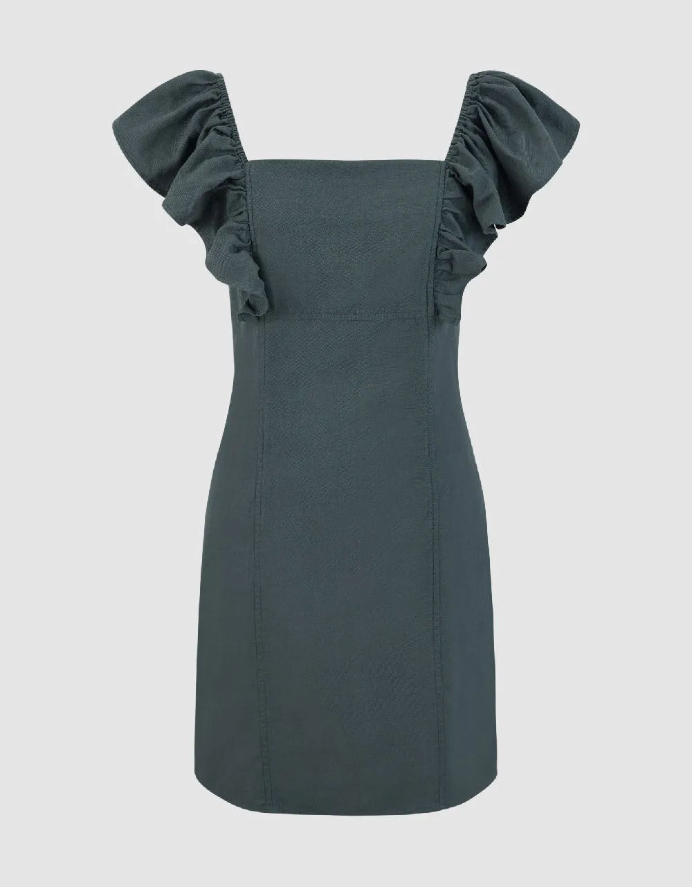Sleeveless Square-cut Collar A-Line Dress sold by Urban Revivo
