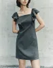Sleeveless Square-cut Collar A-Line Dress sold by Urban Revivo